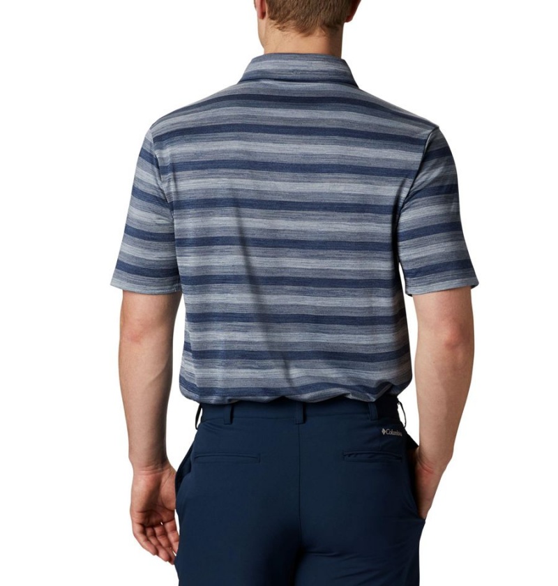 Columbia Chatter Golf Men's Polo Shirt Navy | PKNSTZ-412