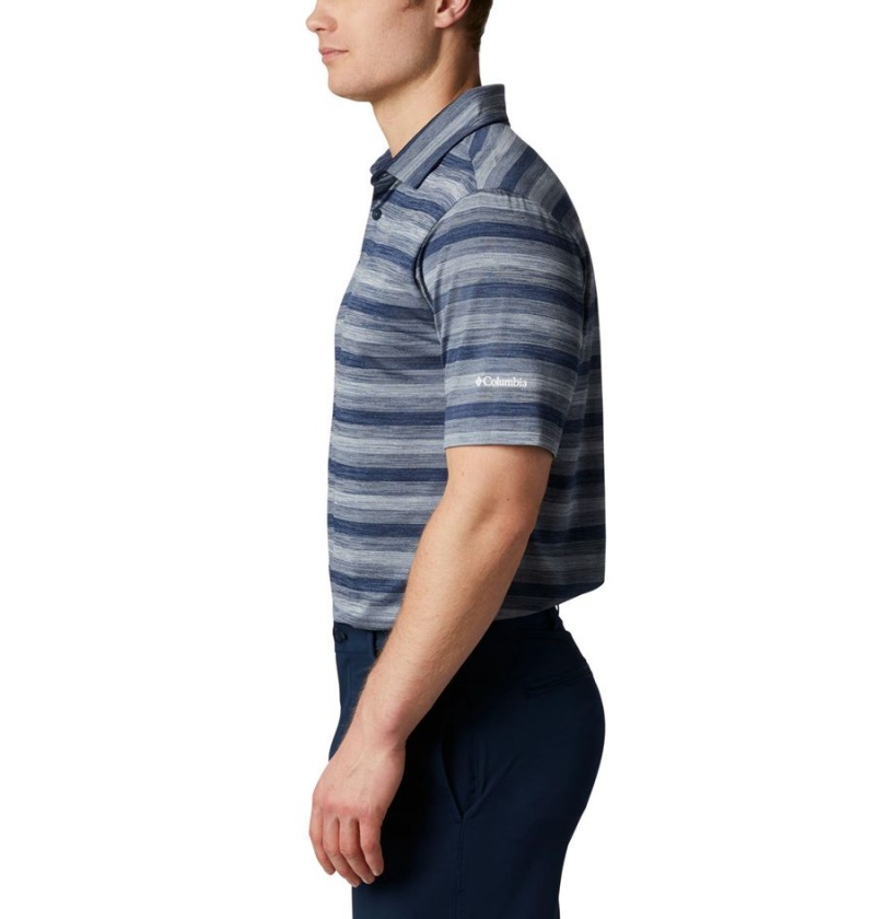 Columbia Chatter Golf Men's Polo Shirt Navy | PKNSTZ-412