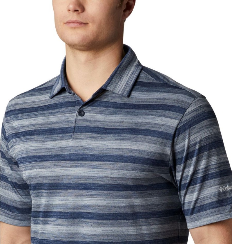 Columbia Chatter Golf Men's Polo Shirt Navy | PKNSTZ-412