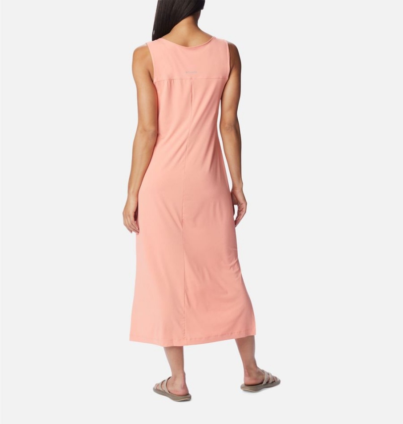 Columbia Chill River Midi Women's Dress Coral | DFCZTM-583