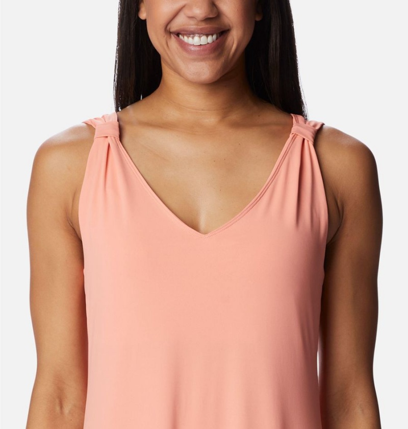 Columbia Chill River Midi Women's Dress Coral | DFCZTM-583