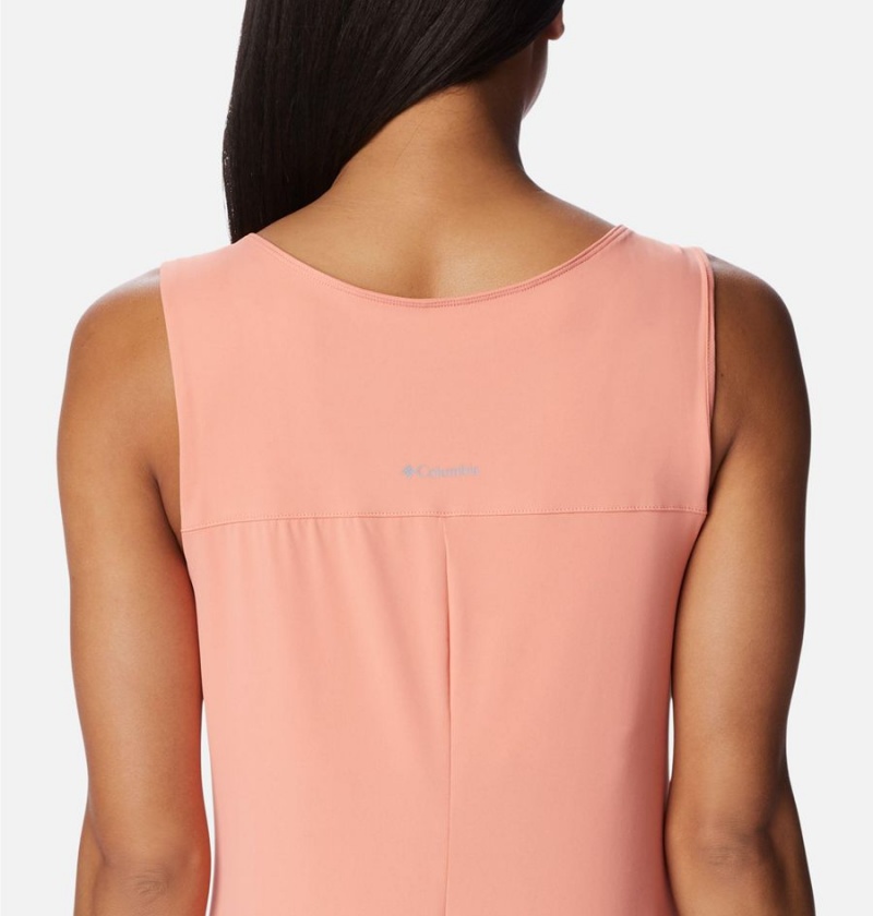 Columbia Chill River Midi Women's Dress Coral | DFCZTM-583