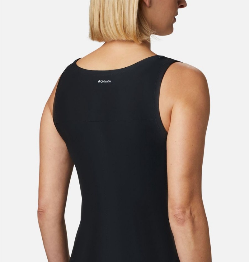 Columbia Chill River Printed Women's Dress Black | UFTNKC-316