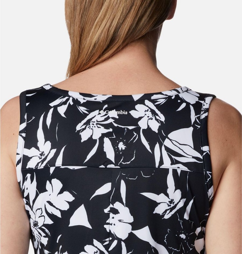 Columbia Chill River Printed Women's Dress Black | BPKSVL-357