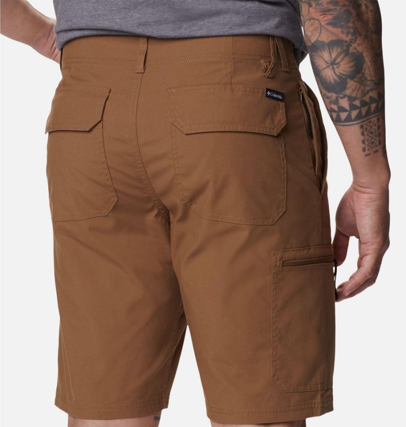 Columbia Cobble Creek Cargo Men's Shorts Brown | FOVECL-192