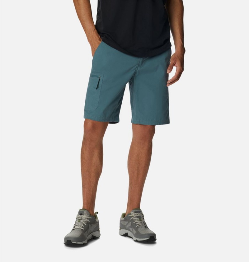 Columbia Cobble Creek Cargo Men\'s Shorts Blue | IWDZCS-254