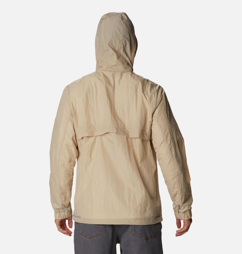 Columbia Coho River Jacket Men's Windbreaker Khaki | RWGZYE-873