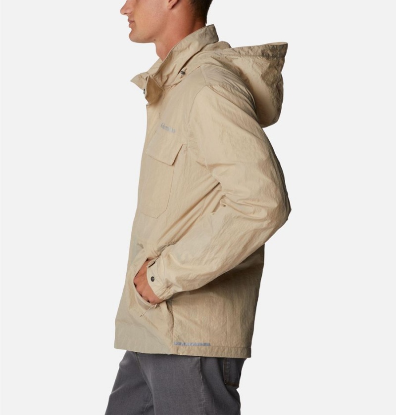 Columbia Coho River Jacket Men's Windbreaker Khaki | RWGZYE-873