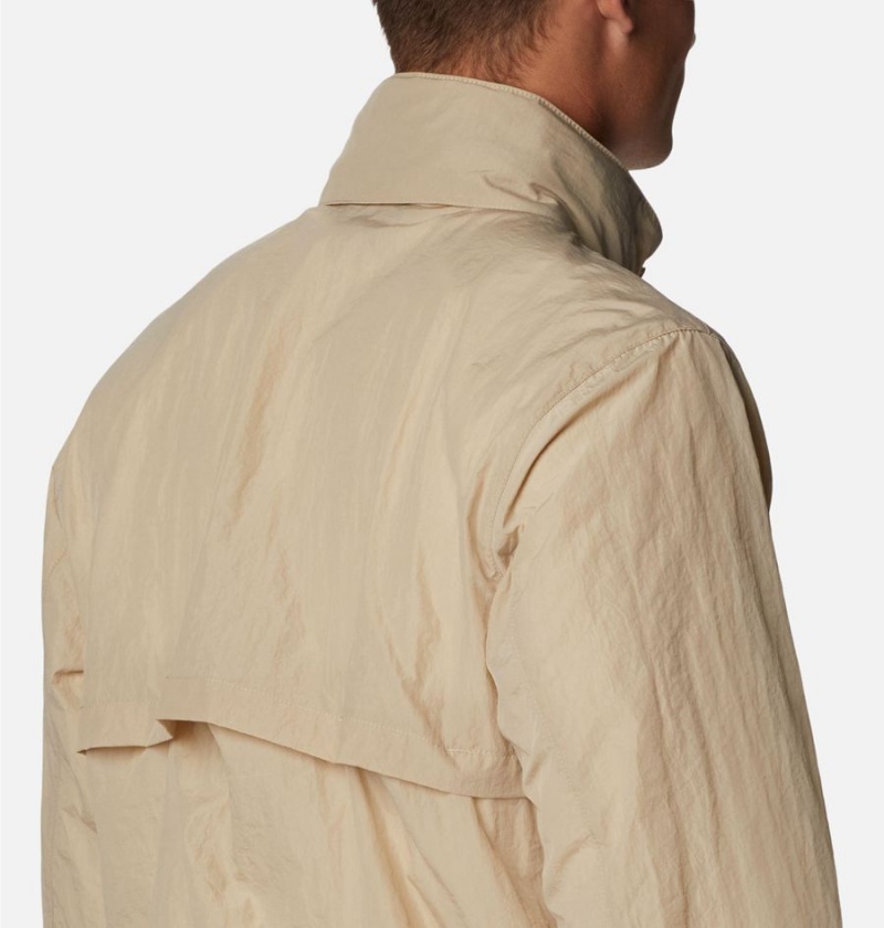 Columbia Coho River Jacket Men's Windbreaker Khaki | RWGZYE-873