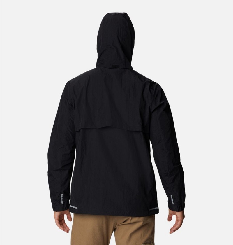 Columbia Coho River Jacket Men's Windbreaker Black | RPFDIT-789