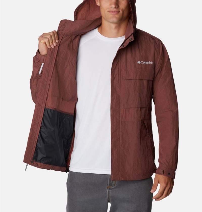 Columbia Coho River Jacket Men's Windbreaker Brown | LCZUTM-562