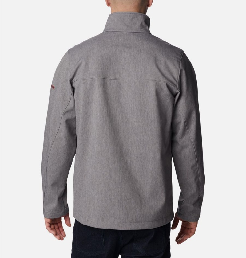 Columbia Collegiate Ascender II - Alabama Men's Softshell Jackets Grey | MWBXOS-731