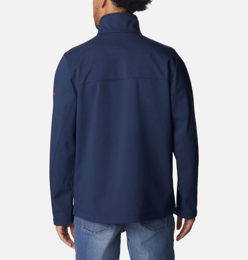 Columbia Collegiate Ascender II - Florida Men's Softshell Jackets Navy | YRTGUJ-426