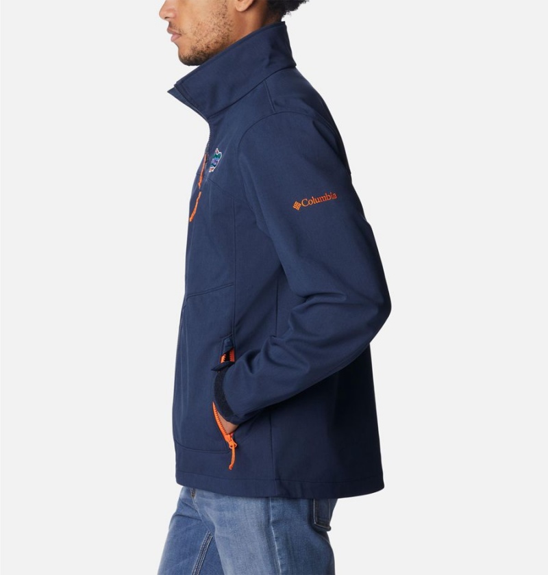 Columbia Collegiate Ascender II - Florida Men's Softshell Jackets Navy | YRTGUJ-426