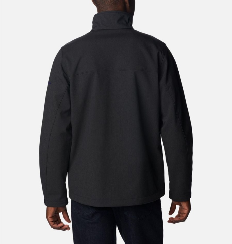 Columbia Collegiate Ascender II - Washington Men's Softshell Jackets Black | IQJEBO-154