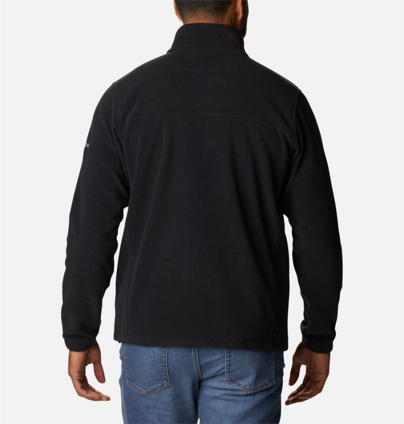 Columbia Collegiate Flanker III Fleece Jacket - Ohio Men's Pullover Black | QIBVCS-831