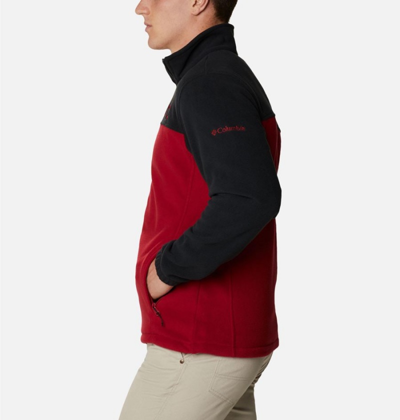 Columbia Collegiate Flanker III - Alabama Men's Fleece Jacket Red | BSIQGT-947