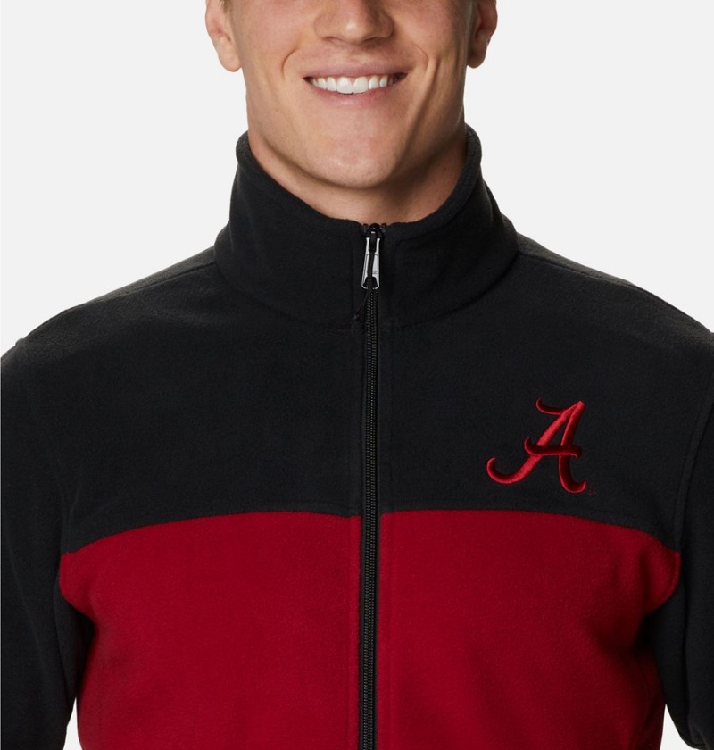 Columbia Collegiate Flanker III - Alabama Men's Fleece Jacket Red | BSIQGT-947