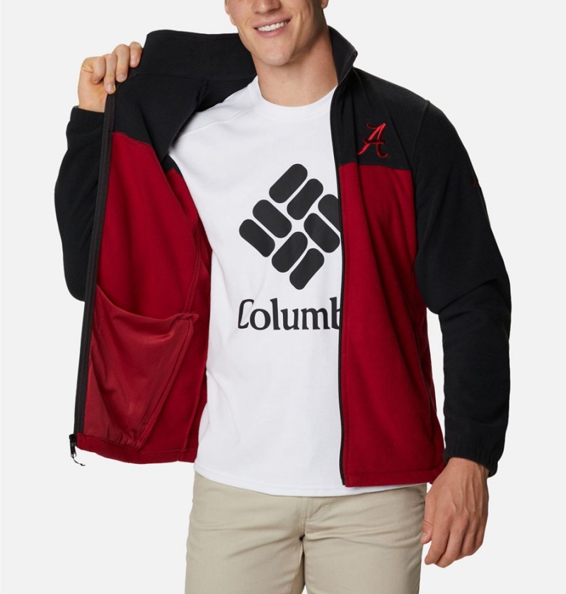 Columbia Collegiate Flanker III - Alabama Men's Fleece Jacket Red | BSIQGT-947
