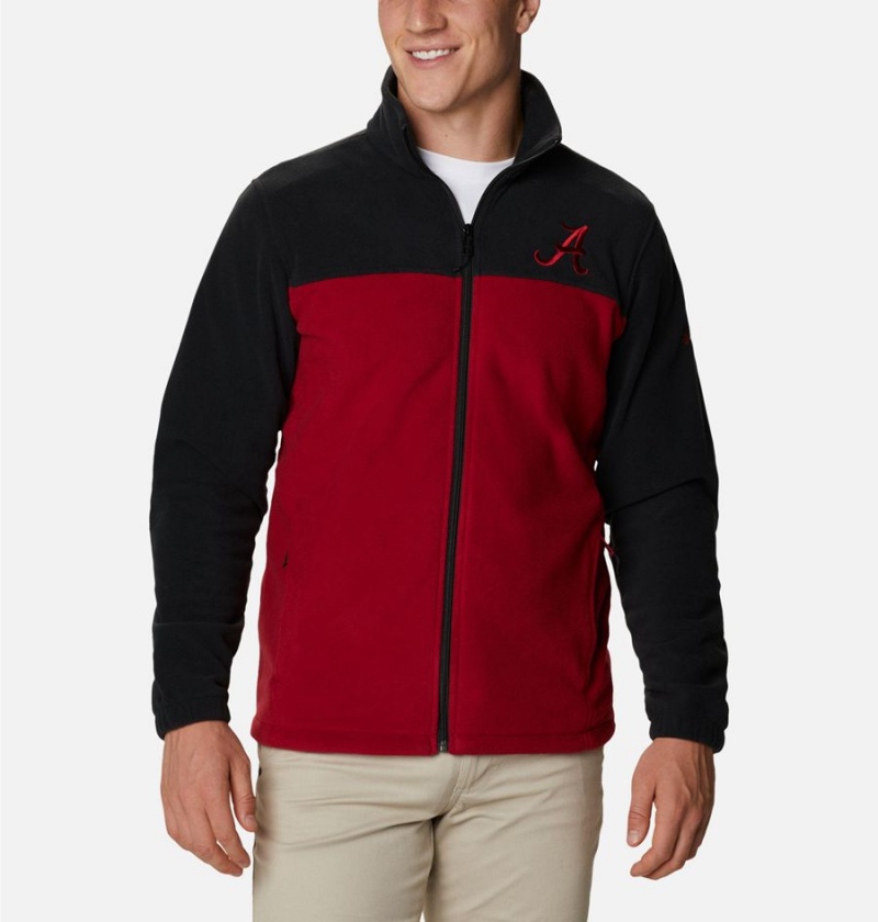 Columbia Collegiate Flanker III - Alabama Men\'s Fleece Jacket Red | BSIQGT-947
