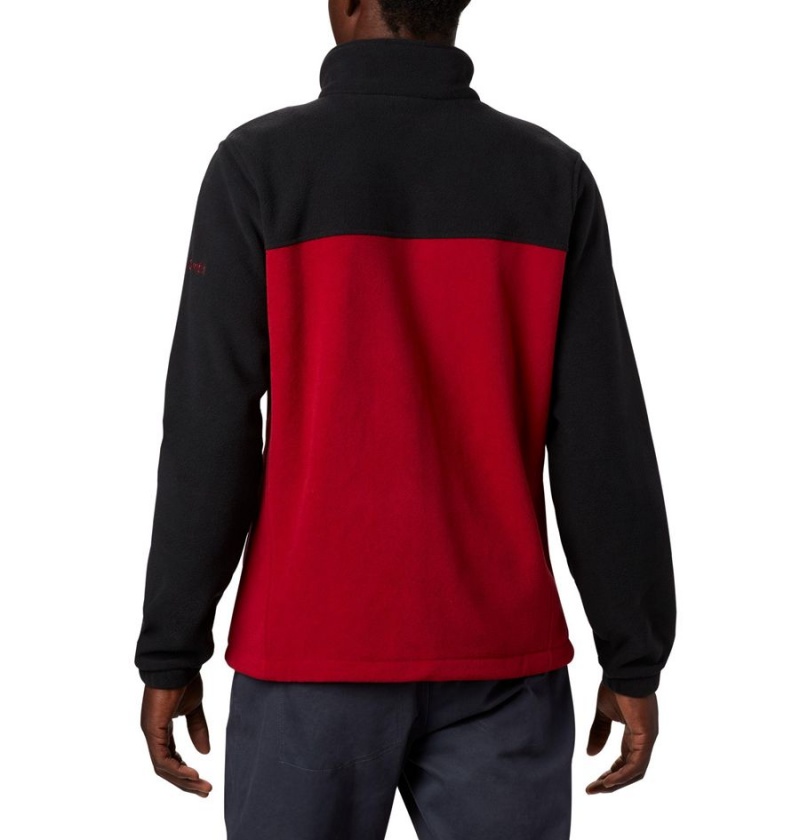 Columbia Collegiate Flanker III - Arkansas Men's Fleece Jacket Red | NIMUDO-648