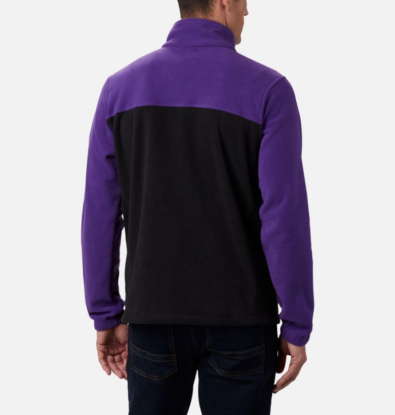 Columbia Collegiate Flanker III - Clemson Men's Fleece Jacket Black | FGLSBJ-143