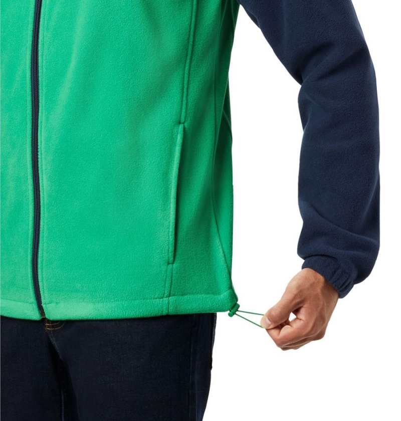 Columbia Collegiate Flanker III - Notre Dame Men's Fleece Jacket Green | JKOMQL-745