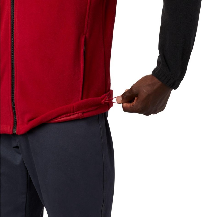 Columbia Collegiate Flanker III - Oklahoma Men's Fleece Jacket Red | QNHXWM-460
