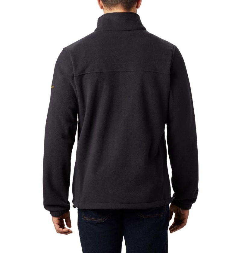 Columbia Collegiate Flanker III - Oregon Men's Fleece Jacket Black | OBRTES-968