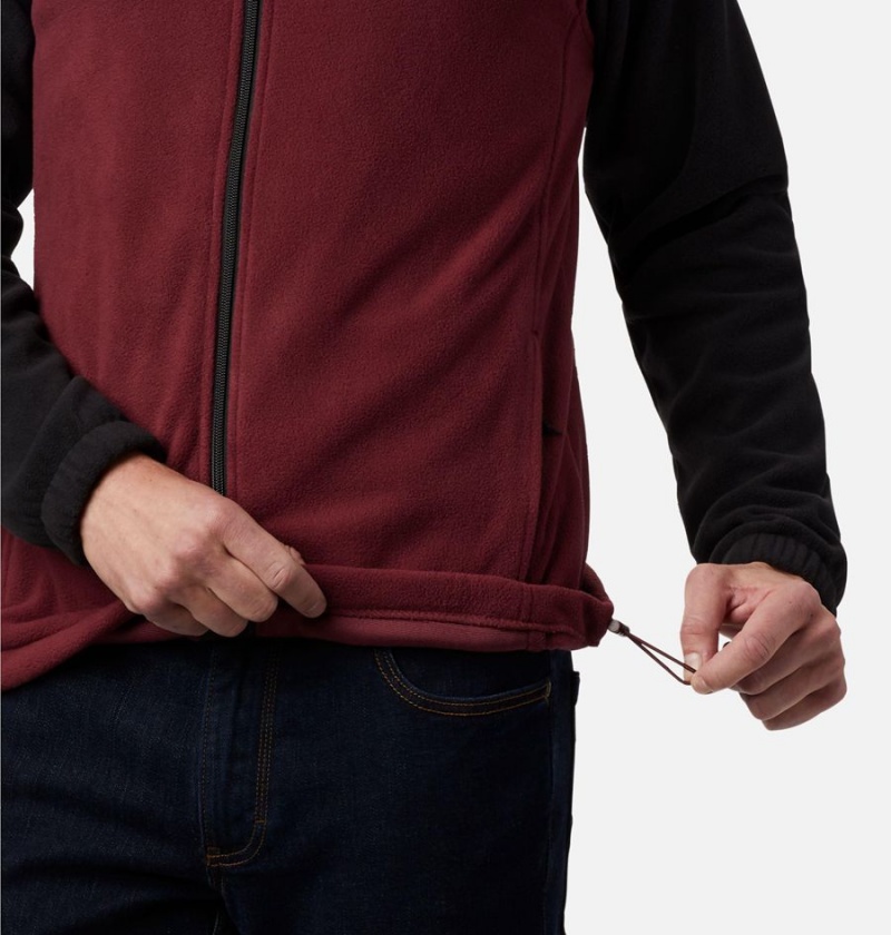 Columbia Collegiate Flanker III - Texas A&M Men's Fleece Jacket Burgundy | IVHPLF-031