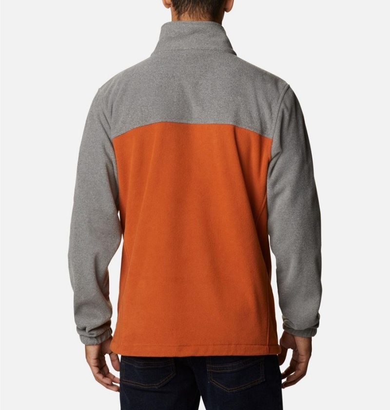 Columbia Collegiate Flanker III - Texas Men's Fleece Jacket Orange | DHSNXQ-587