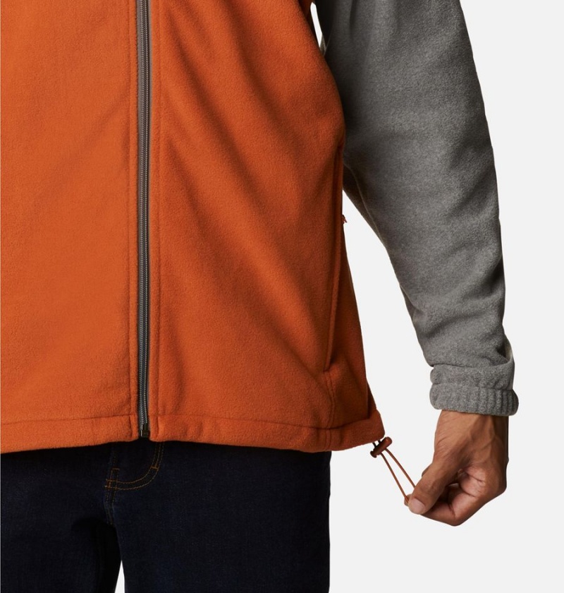 Columbia Collegiate Flanker III - Texas Men's Fleece Jacket Orange | DHSNXQ-587