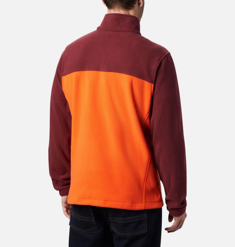 Columbia Collegiate Flanker III - Virginia Tech Men's Fleece Jacket Orange | HZEQOK-806