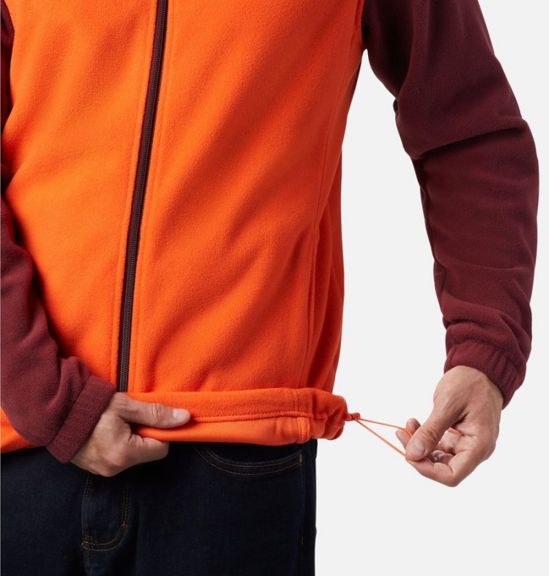 Columbia Collegiate Flanker III - Virginia Tech Men's Fleece Jacket Orange | HZEQOK-806