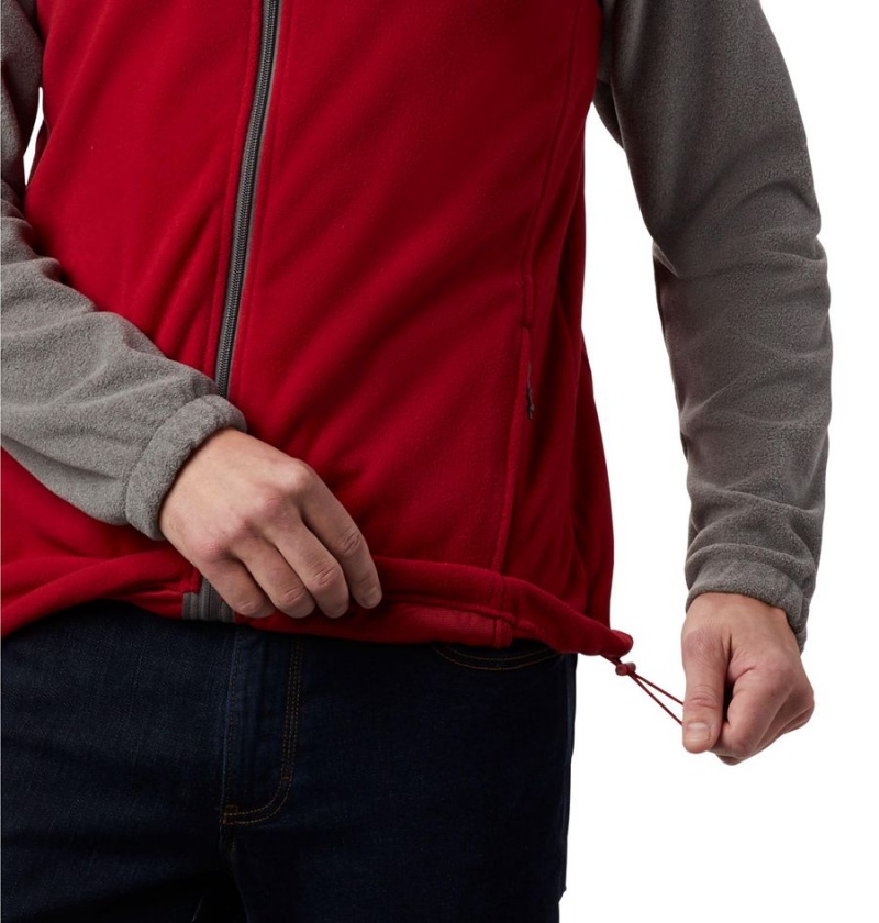 Columbia Collegiate Flanker III - Washington State Men's Fleece Jacket Red | DUPNGZ-148