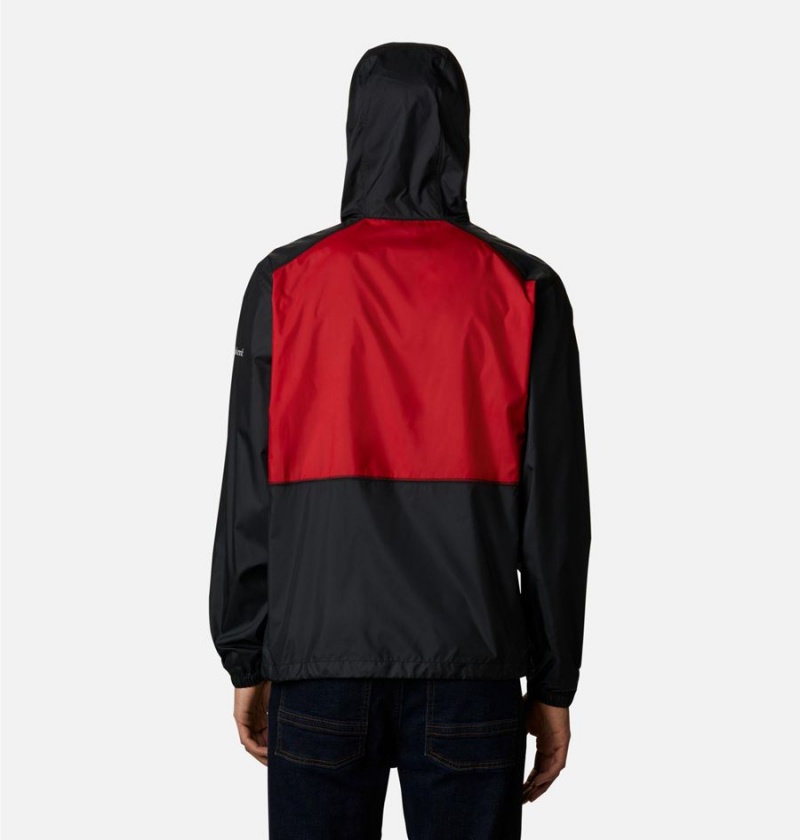 Columbia Collegiate Flash Forward Jacket - Ohio State Men's Windbreaker Red | LSZGTX-264