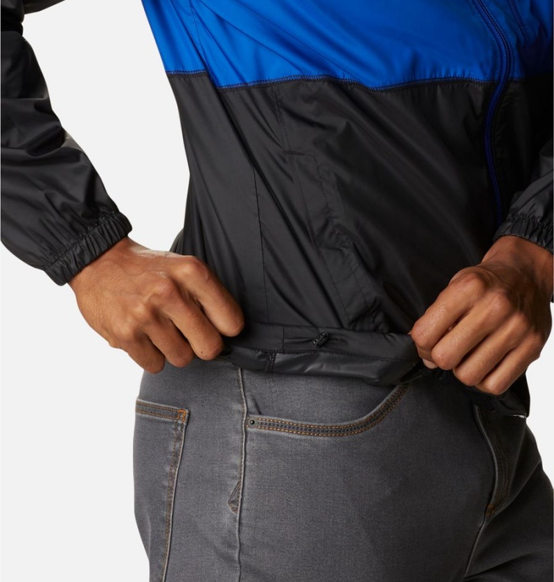 Columbia Collegiate Flash Forward Jacket - Kentucky Men's Windbreaker Black | BKPTFX-936