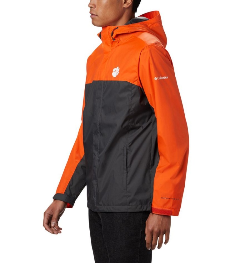 Columbia Collegiate Glennaker Storm - Clemson Men's Rain Jacket Navy | DSOXHI-396