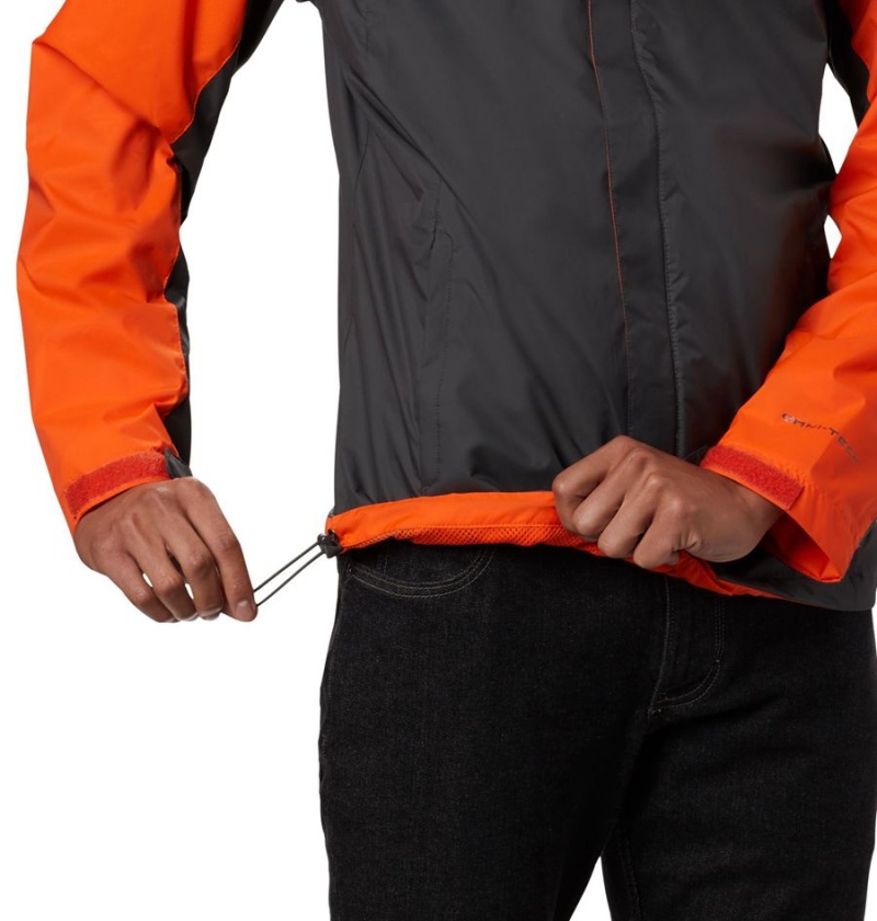 Columbia Collegiate Glennaker Storm - Clemson Men's Rain Jacket Navy | DSOXHI-396