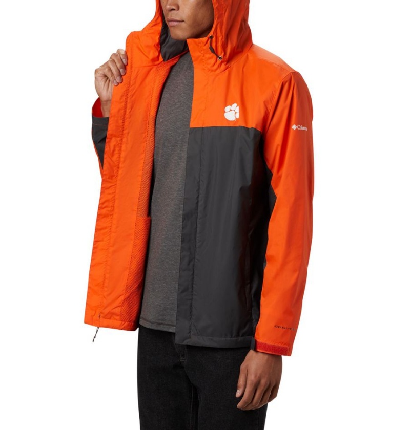 Columbia Collegiate Glennaker Storm - Clemson Men's Rain Jacket Navy | DSOXHI-396