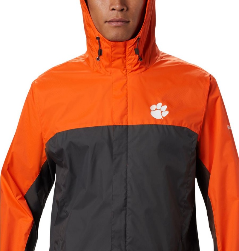 Columbia Collegiate Glennaker Storm - Clemson Men's Rain Jacket Navy | DSOXHI-396