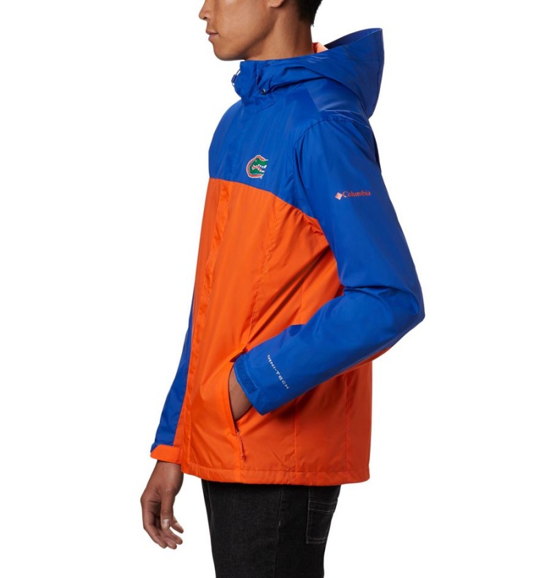 Columbia Collegiate Glennaker Storm - Florida Men's Rain Jacket Orange | JKANYU-612