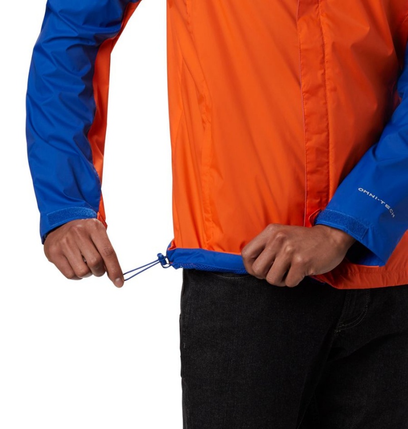 Columbia Collegiate Glennaker Storm - Florida Men's Rain Jacket Orange | JKANYU-612