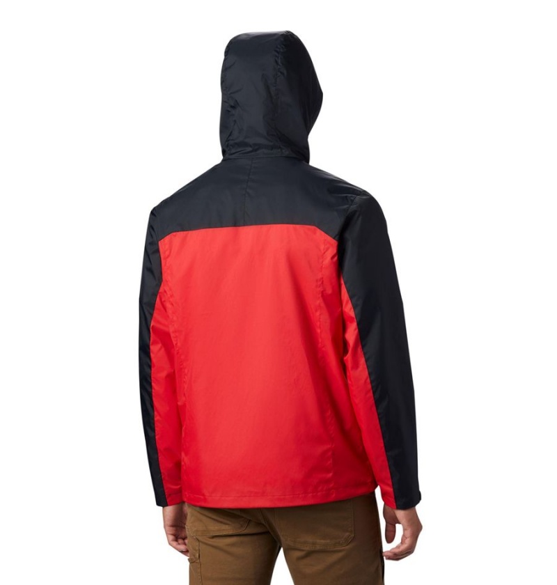 Columbia Collegiate Glennaker Storm - Georgia Men's Rain Jacket Red | PDUAIS-249