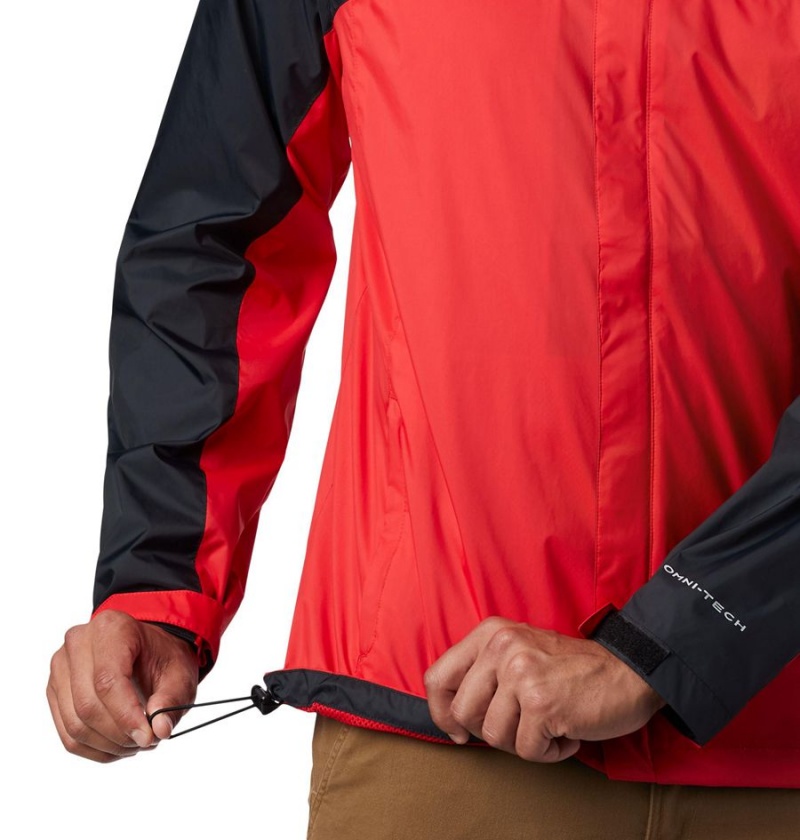 Columbia Collegiate Glennaker Storm - Georgia Men's Rain Jacket Red | PDUAIS-249