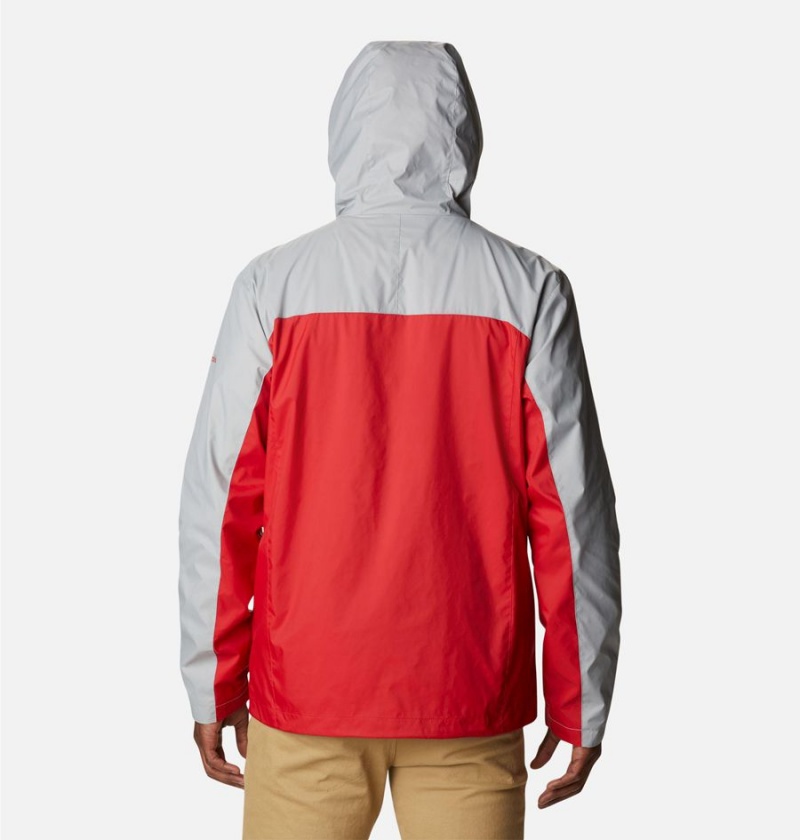 Columbia Collegiate Glennaker Storm - Ohio State Men's Rain Jacket Red | VQXAYD-215