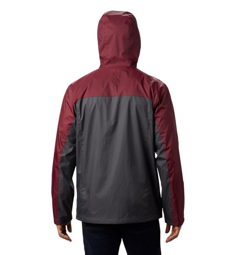 Columbia Collegiate Glennaker Storm - Texas A&M Men's Rain Jacket Grey | BFSEZT-601