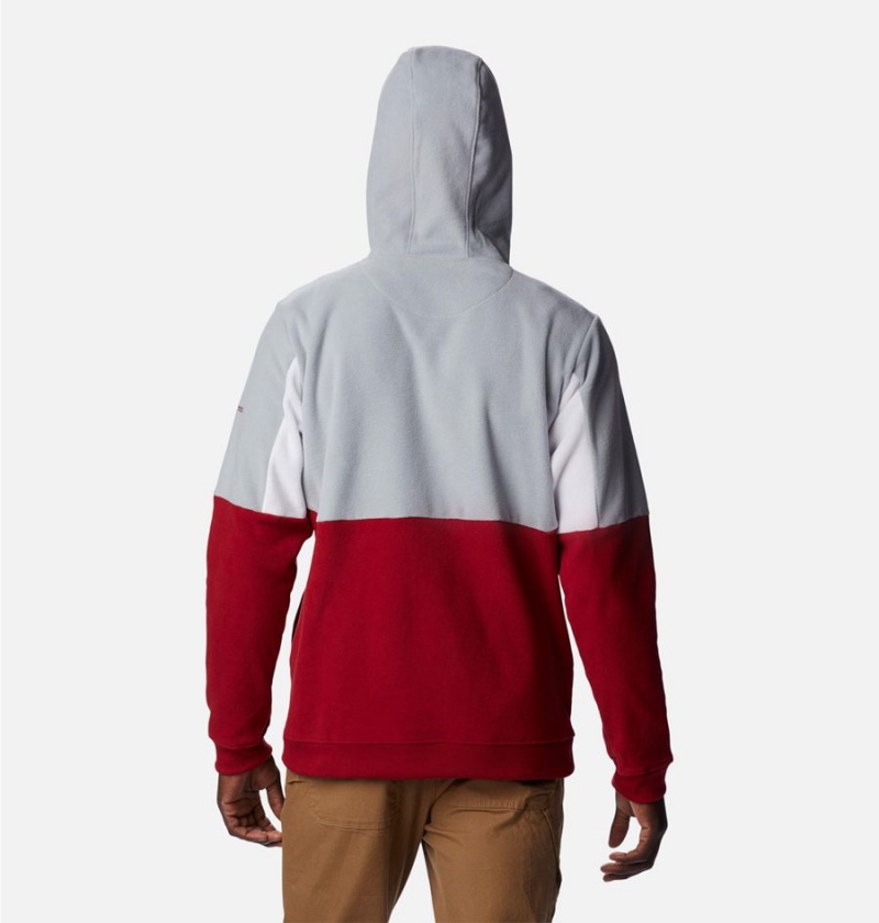 Columbia Collegiate Lodge Fleece - Alabama Men's Hoodie Red | XOZGSW-605