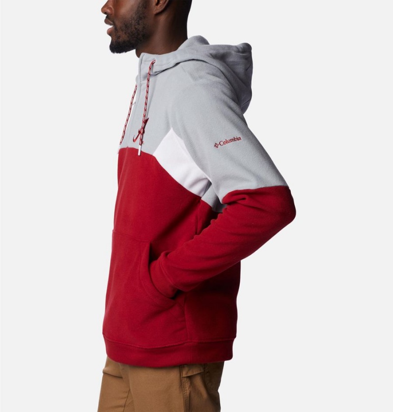 Columbia Collegiate Lodge Fleece - Alabama Men's Hoodie Red | XOZGSW-605