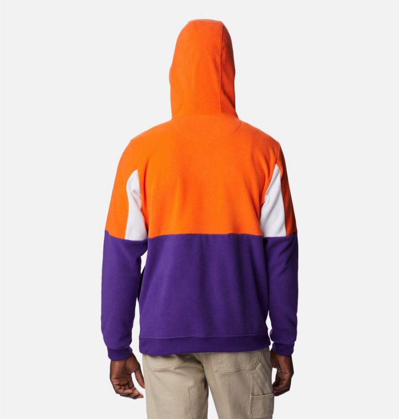 Columbia Collegiate Lodge Fleece - Clemson Men's Hoodie Purple | BWPDMX-137